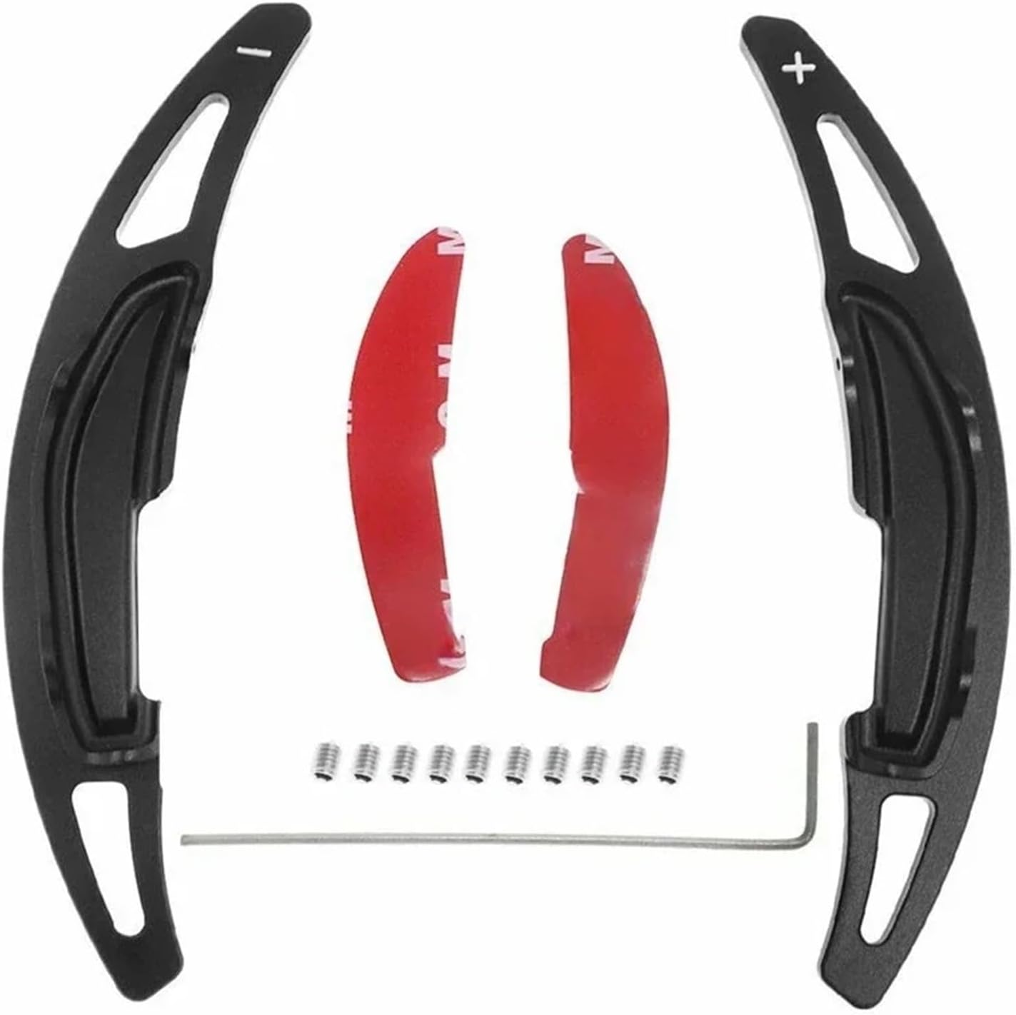 MUSM 2Pcs Car Steering Wheel Shift Paddle Shifter Extension M2 M3 M4 M5 X5M X6M F87 F85 F86 F80 F82 F83 F10 M6 F12(2)