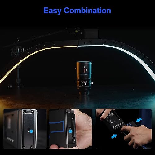 Miniatura 3 de SIRUI B25RD Luz de video RGB flexible, luz de panel LED para iluminación de fotografía de estudio, ajustable a todo color de 360°, 2700-8500K,