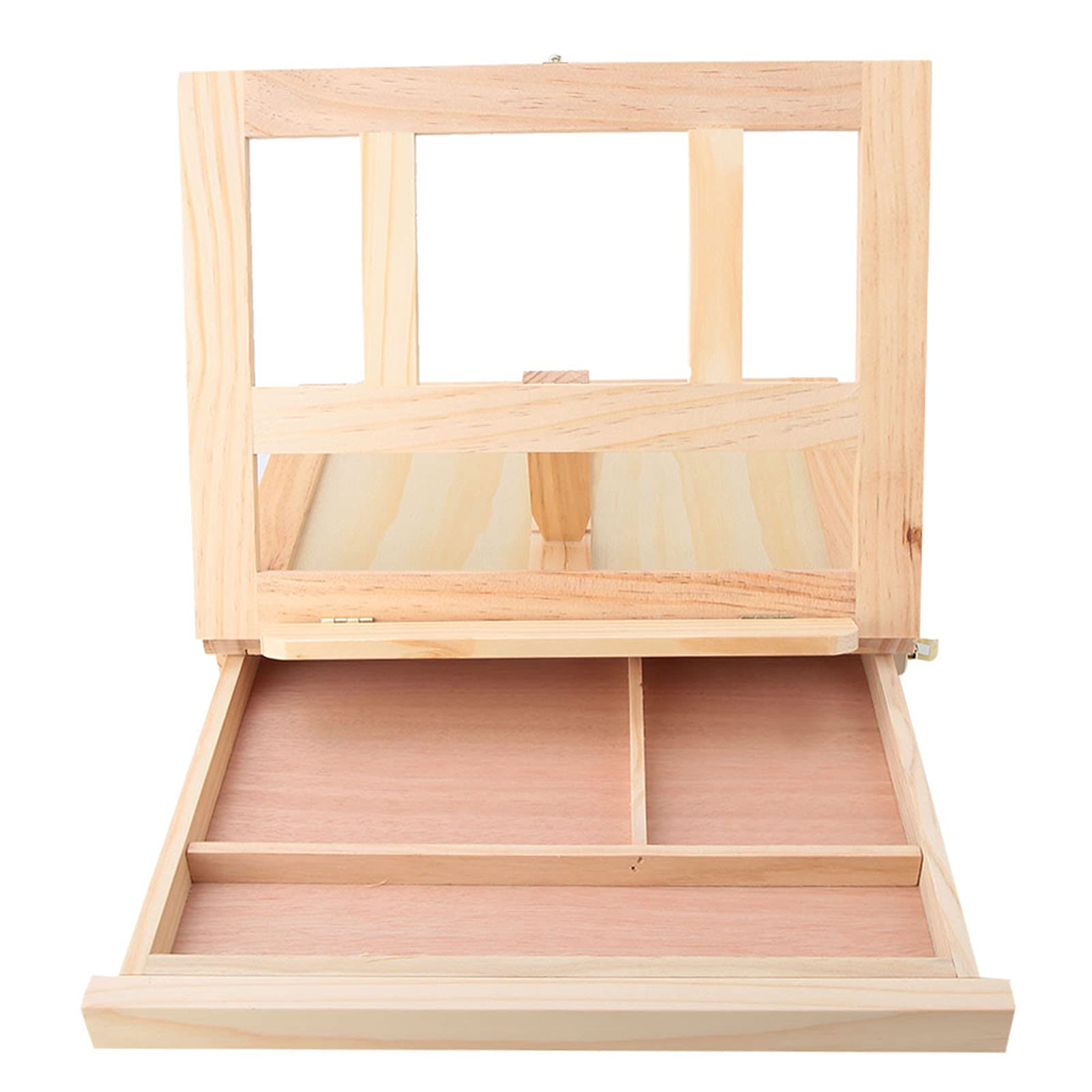 Caballete ajustable para artistas, caballete de mesa con cajón de almacenamiento, ideal para dibujar y pintar, perfecto para adultos, estudiantes y principiantes, diseño de madera duradera
