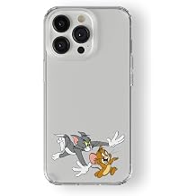 Multitronic iPhone 14 Pro Uyumlu Tom and Jerry Desenli Tasar m Bask l   effaf K l f