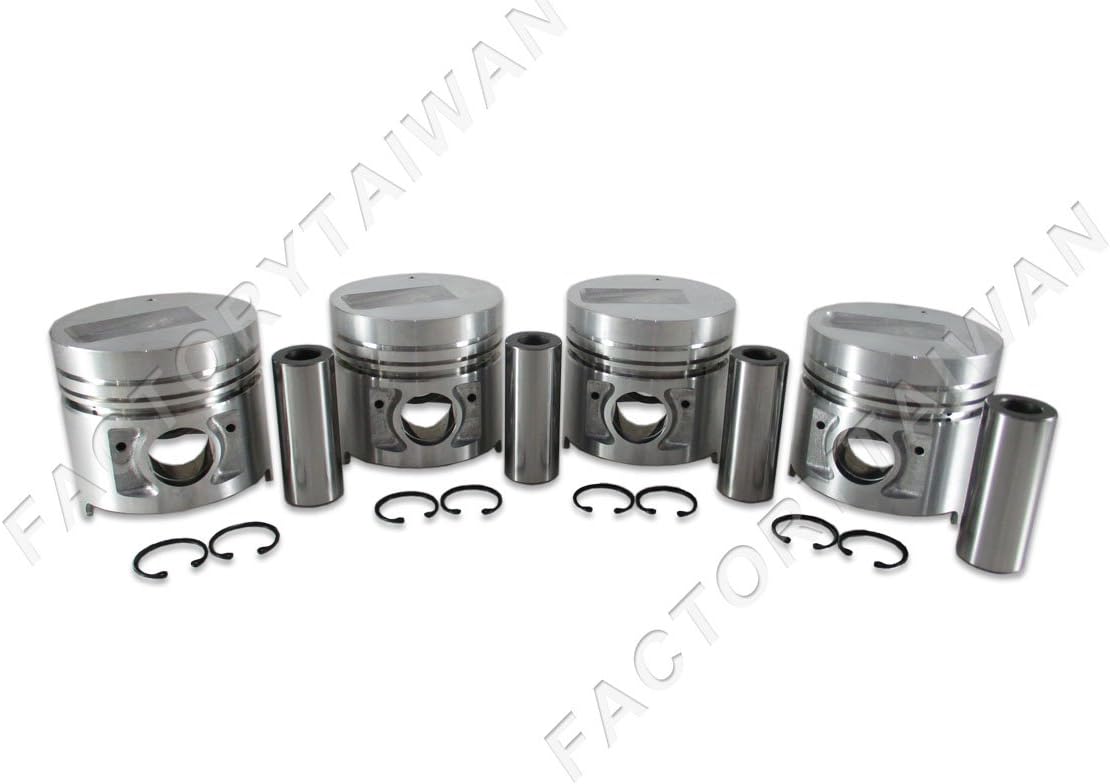 Factorytaiwan Piston Set STD for Mitsubishi S4Q (100% Taiwan Made) x 4 PCS