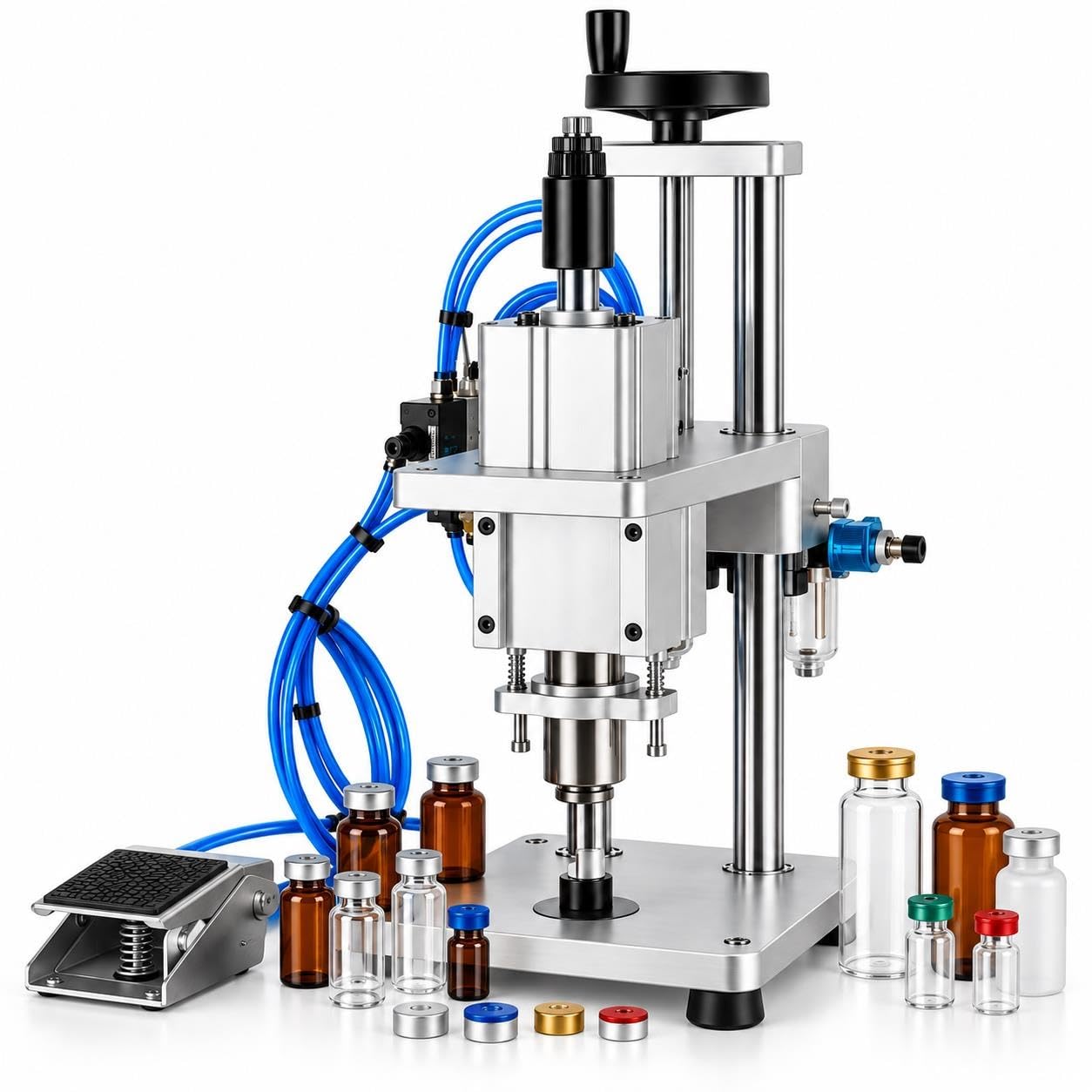 Tappatore For Bottiglie Cosmetiche, Attrezzatura For Tappatura Pneumatica