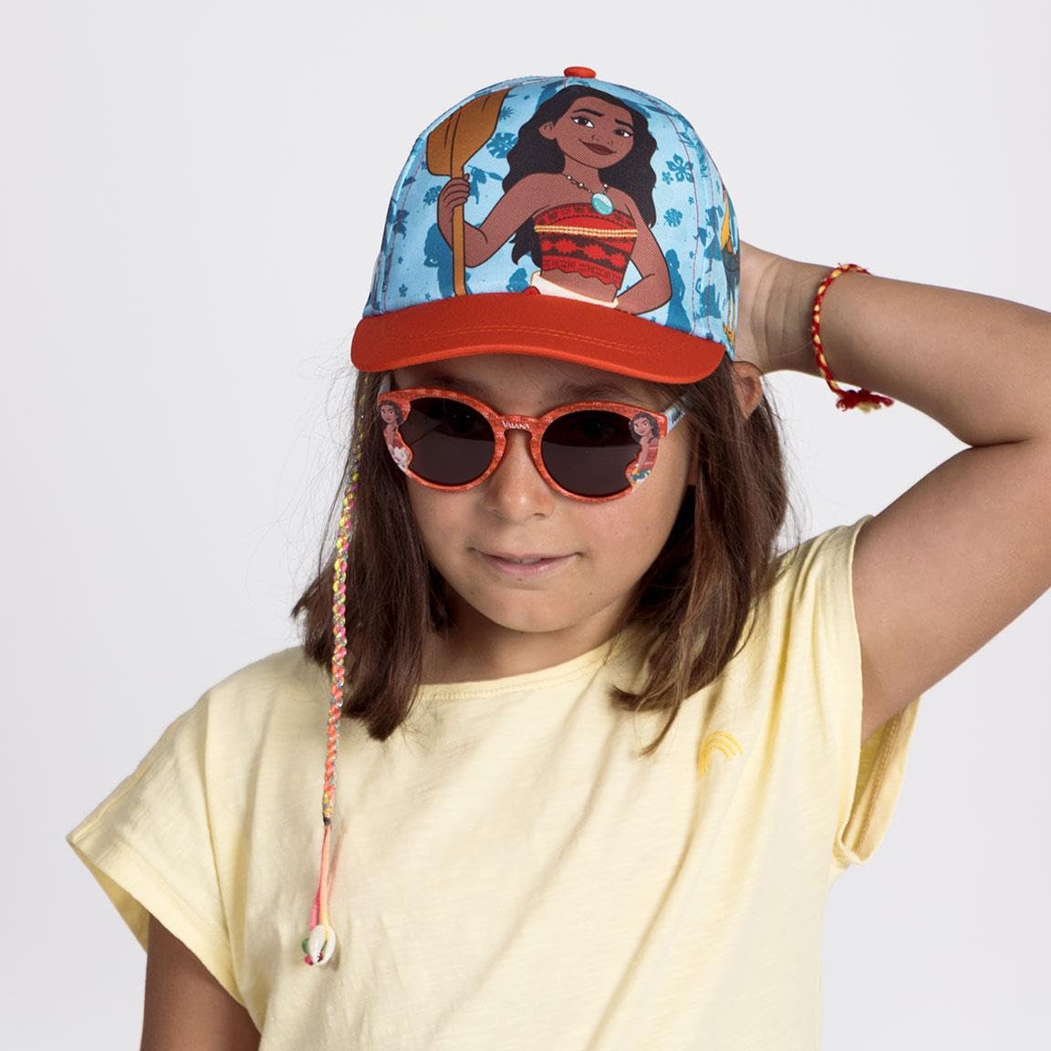 CERDÁ LIFE'S LITTLE MOMENTS | Okulary przeciwsłoneczne Moana Premium dla chłopców i dziewcząt Nowoczesne wzory - Okulary przeciwsłoneczne Moana Wygoda, wytrzymałość i styl do codziennego użytku,