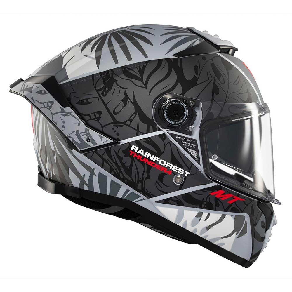 MT Helmets Thunder 4 SV – Casco Moto Integral con Visor Solar Full Vision, Pantalla Antivaho Compatible con Pinlock, Interior Lavable y Calota HIRP | Homologado ECE 22.06 & DOT