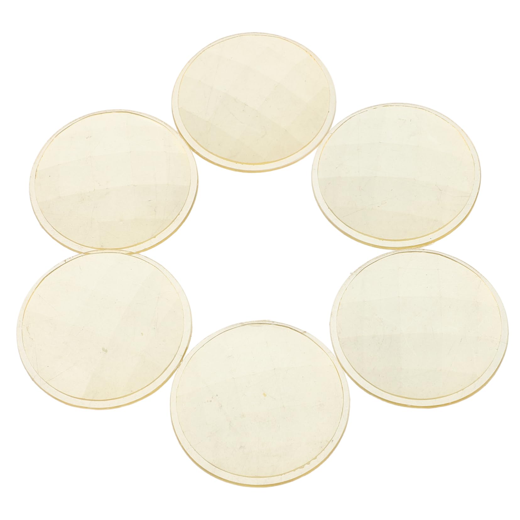 VOSAREA 6pcs High Clarity Kaleidoscope Lens Kit Prism for DIY Crafts Toy Making Multifaceted Lens for Homemade Kaleidoscope Projects