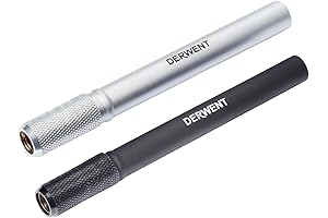 Derwent Pencil Extender Set for Artists and Drawing - up to 8mm Pencils