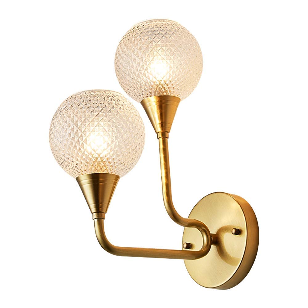 Lampe Lampe Murale Salon et Escalier Luminaire Sphère de Verre pour Ambiance Chaleureuse