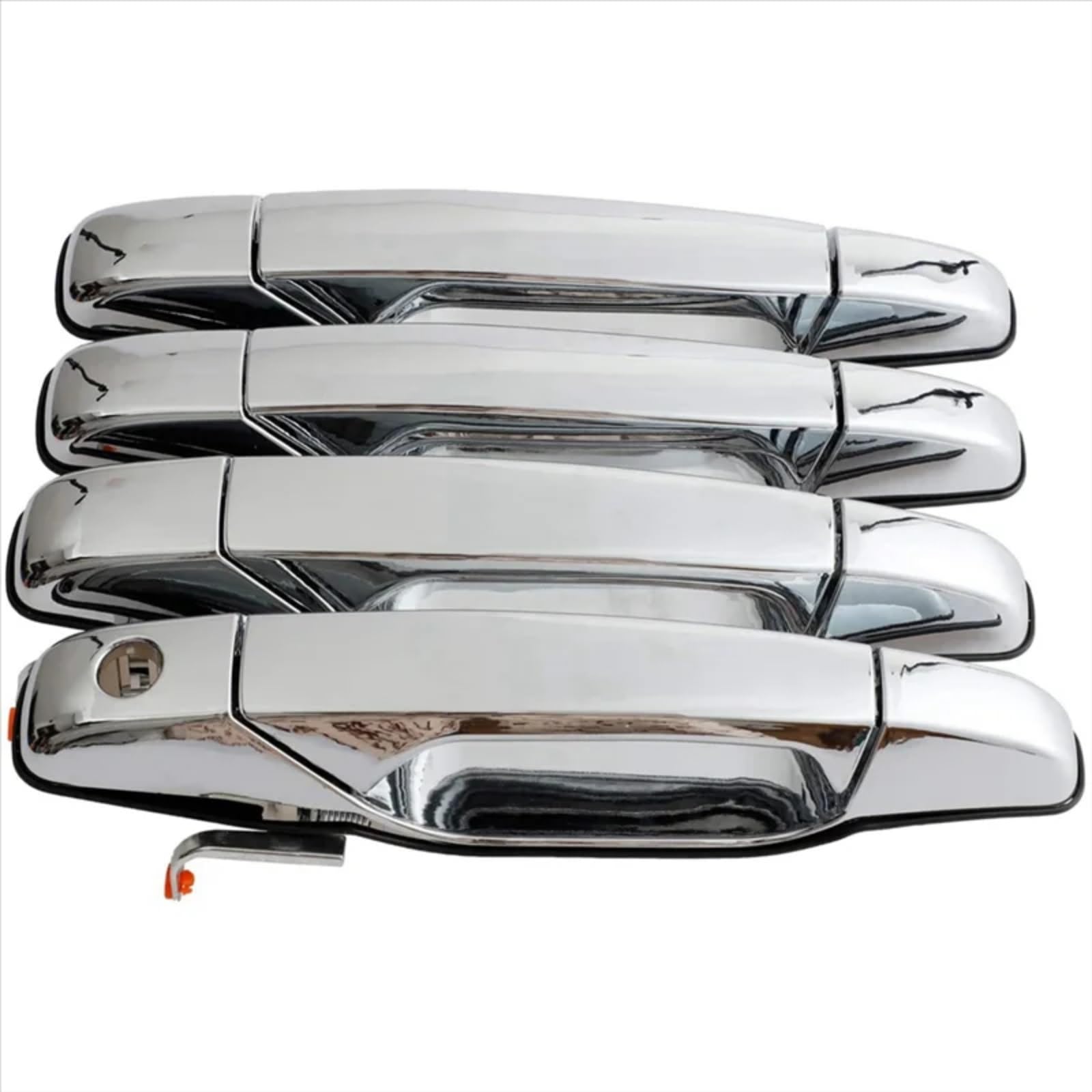 KEDFBTS Car Outer Handle Compatible with Cadillac for Escalade for Esv for Ext 2007 2008 2009 2010-2013 1 Set Exterior Door Handle 22738721 15915659 22738722 15915660