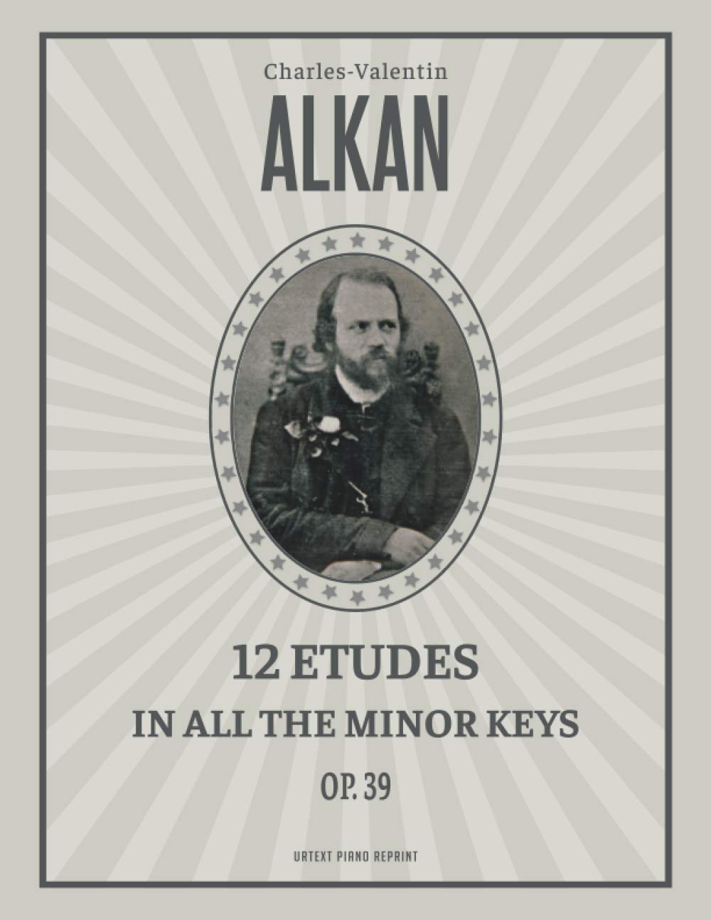 Ch.V.ALKAN/ DOUZE ÉTUDES 12 Etudes dans tous les tons mineurs, No. 1. Comme le Vent