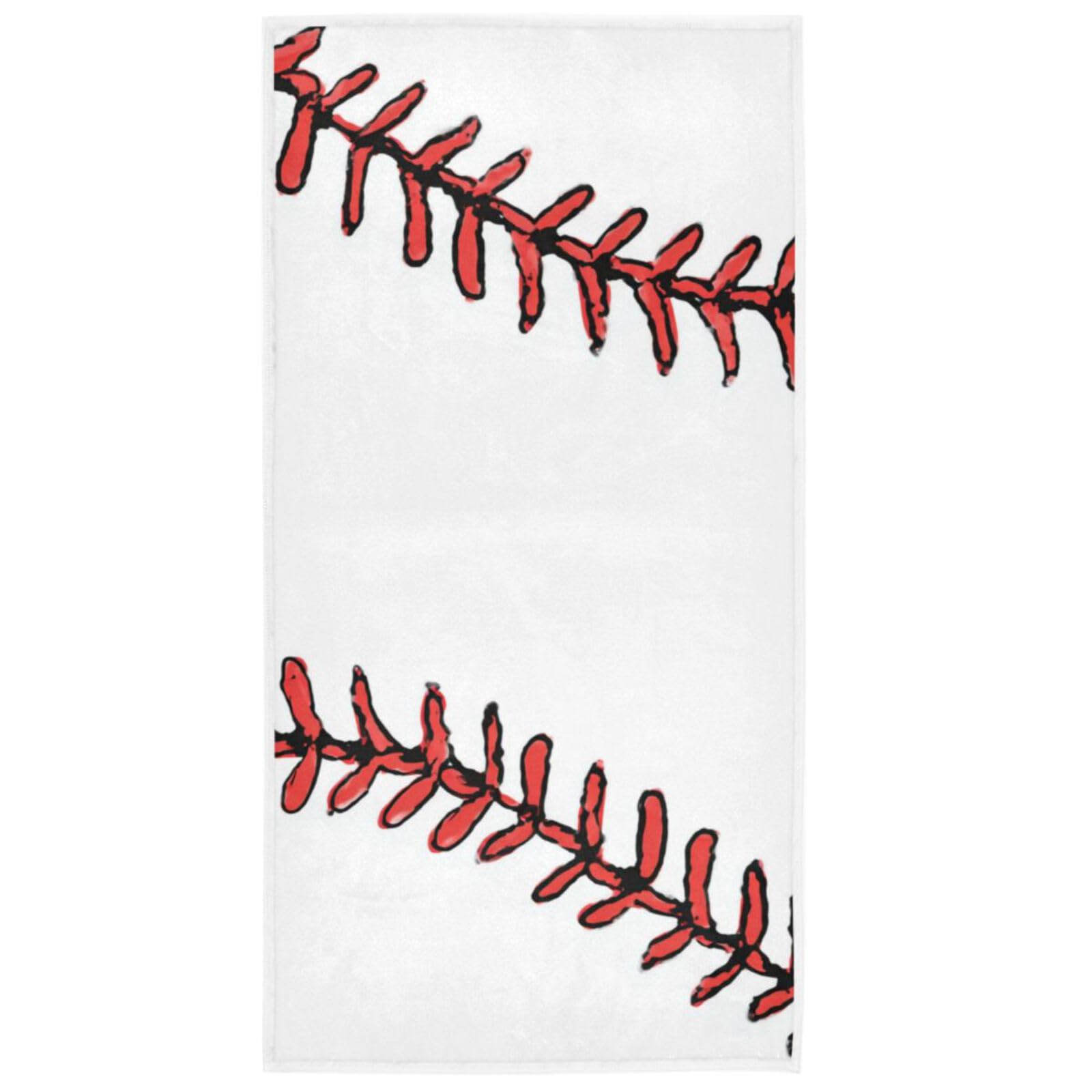Wamika Baseball Hand Towels Sports Ball Lace Face Towel Soft Thin Guest Towel Portable Kitchen Tea Towels Dish Washcloths Bath Decorations
