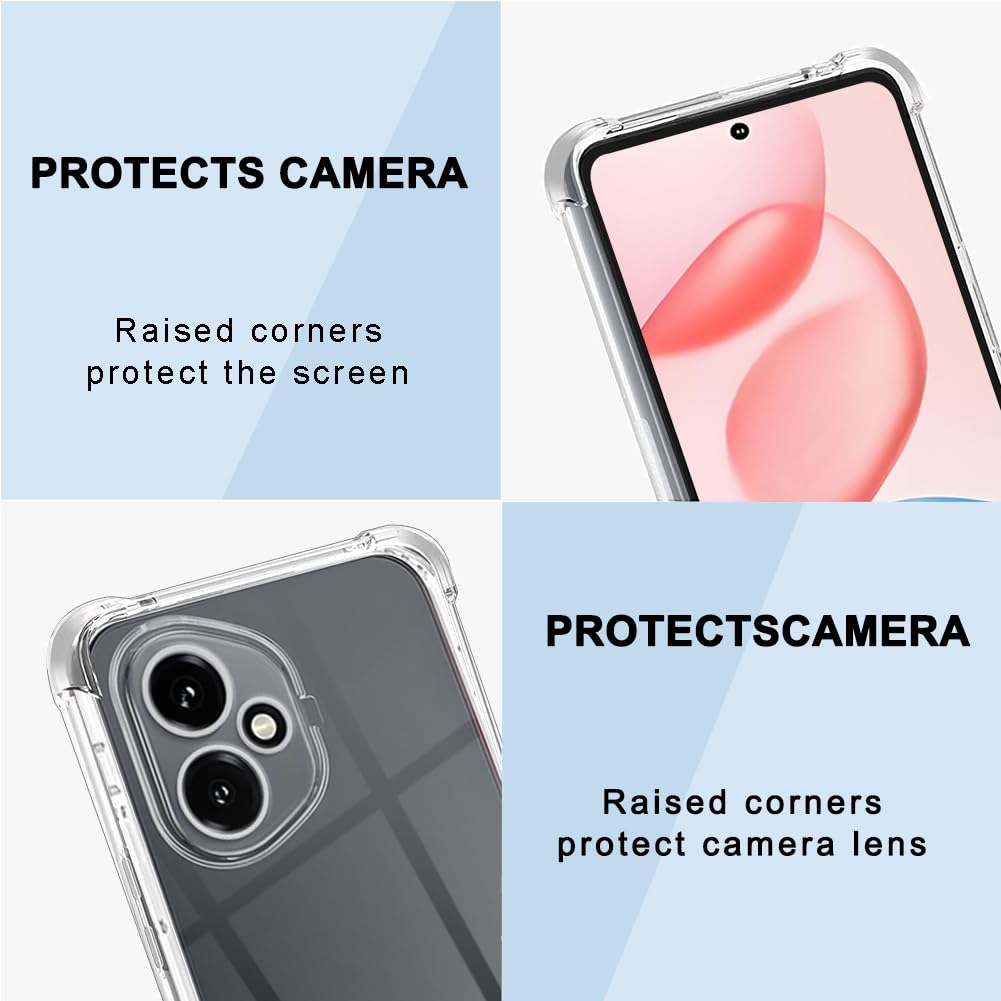 Mkej Coque Pour Honor 90 Lite Avec Cordon De Collier, Motif Coeur D