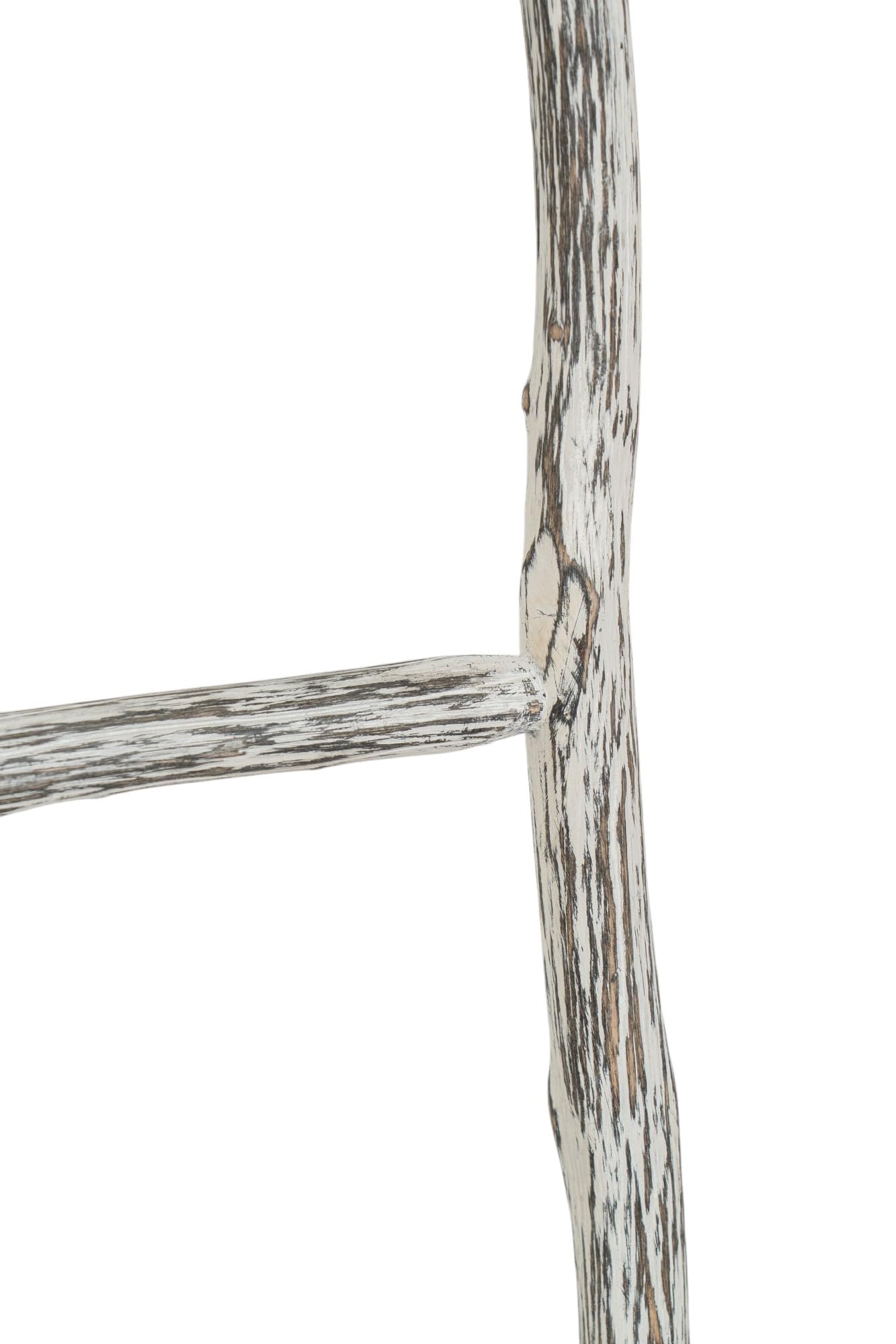 Biscottini Drabinka na ręczniki łazienka 128x32x3 - dekoracyjna drewniana drabina - drewniana drabina wisząca na ręczniki - bambusowa drabina na ręczniki - metalowa drabina na ręczniki