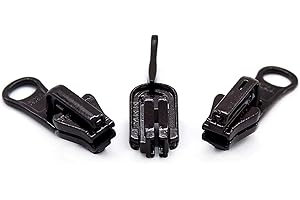 YKK #5 Matching Vislon Zippers: Sliders and Stops for Repair