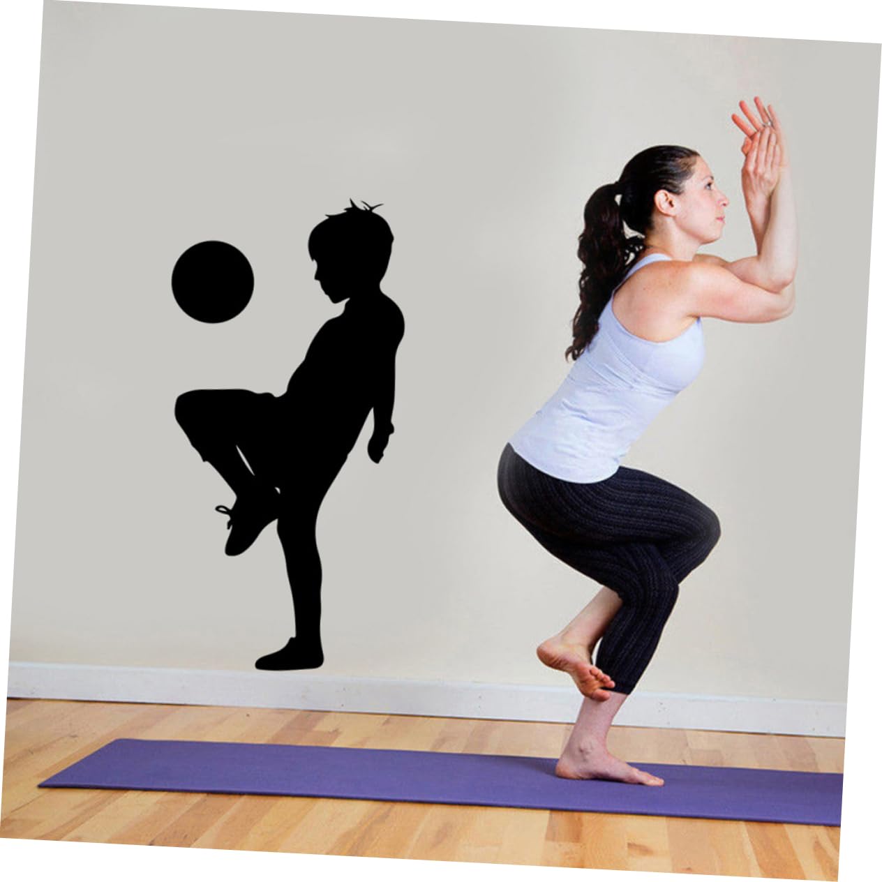 ARTIBETTER 3pezzi Adesivi Sportivi Per Stickers Decorativi Per Cameretta Facili Applicare e Rimuovere Design Accattivante Per