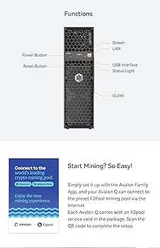 Avalon Q　ビットマイニングリグ Avalon Q