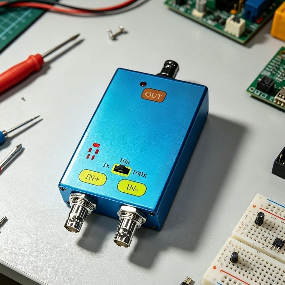 Sonda Diferencial Aleación Aluminio Portátil Recargable
