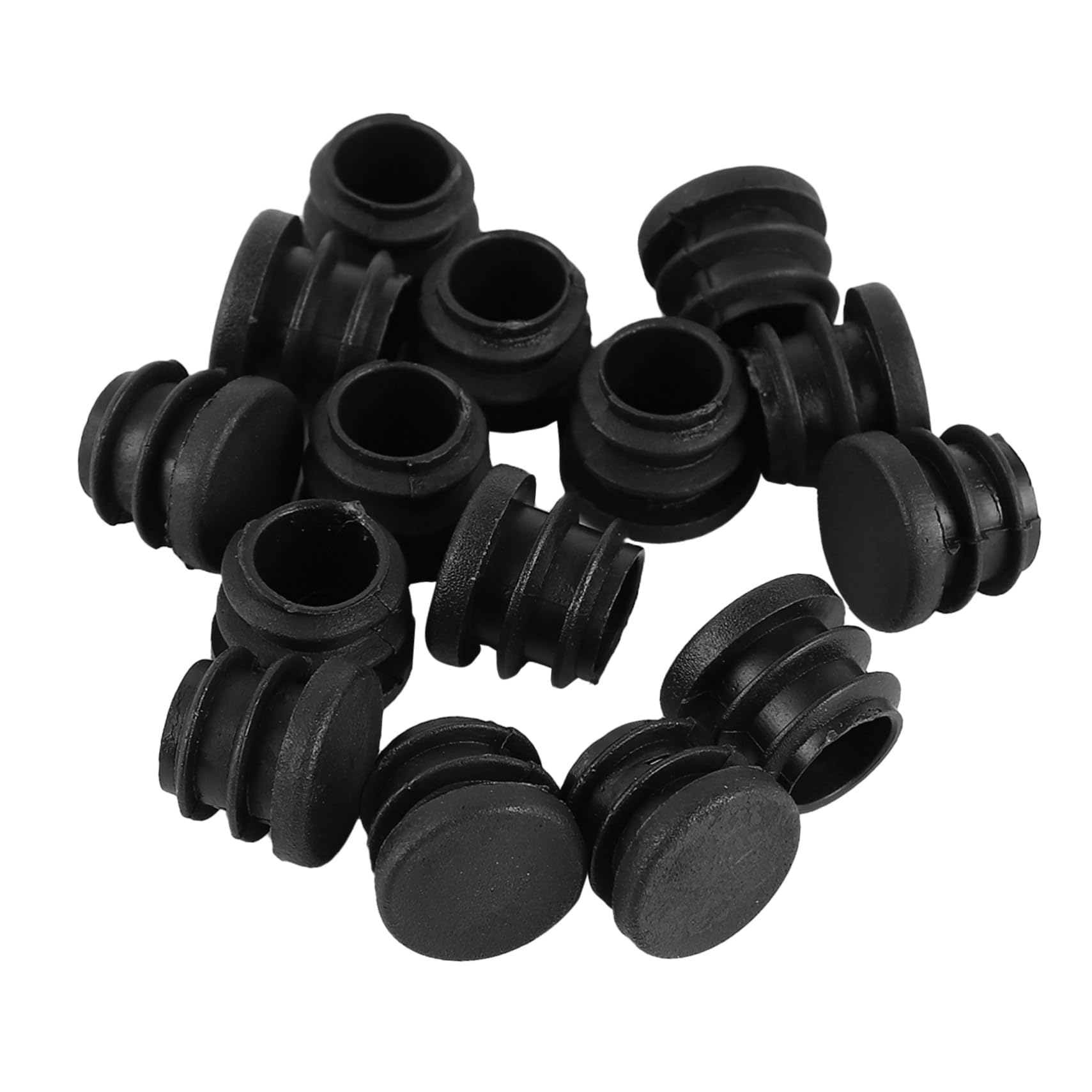 Tapones redondos de plástico para patas de sillas en salones y oficinas, pack de 100