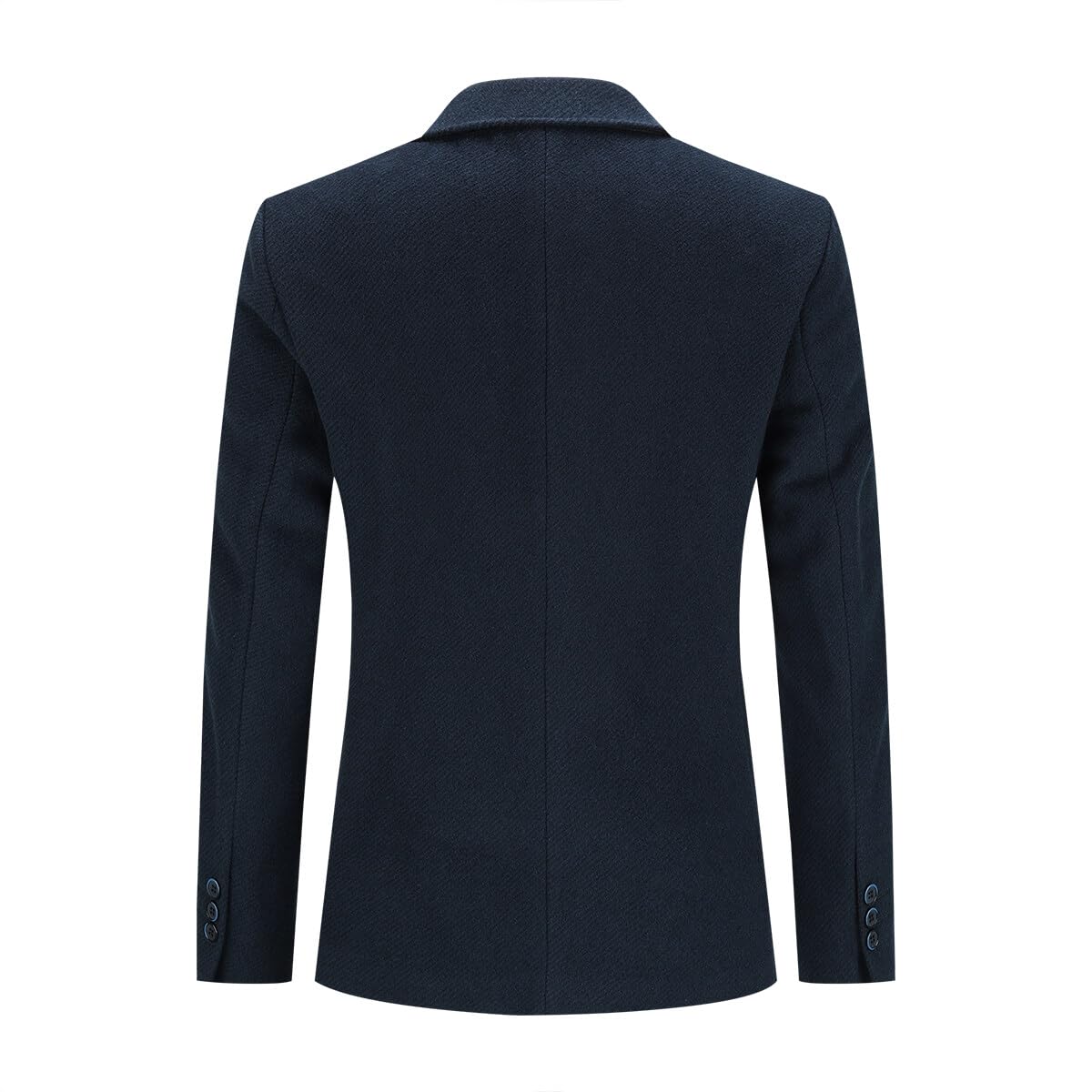 Allthemen Blazer Homme en Laine Silm Fit Veste Formel à Carreaux Deux Boutons pour l'hiver