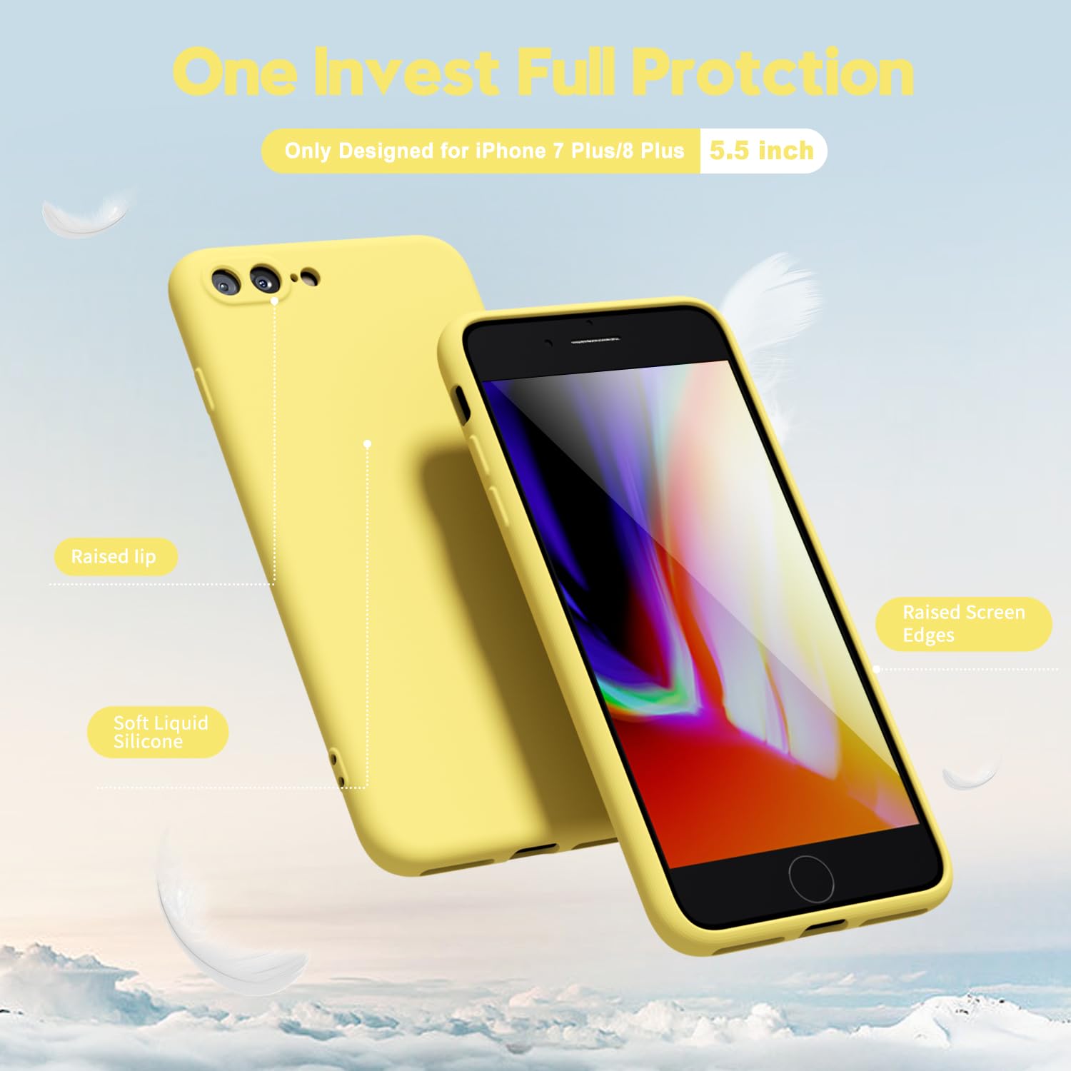 oakxco for iPhone 16 Pro Max Case Liquid Silicone, Soft Rubber Gel Elegant Aesthetic Basic Simple Cover, Cute Thin Slim TPU Matte Solid Color Plain Smooth Case for Women Girl, Light Pink — view 965