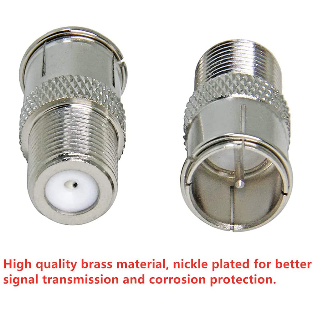 4 Adattatori Coassiali Tipo F Maschio/Femmina - Per Antenna TV E Satellite - Foto 12