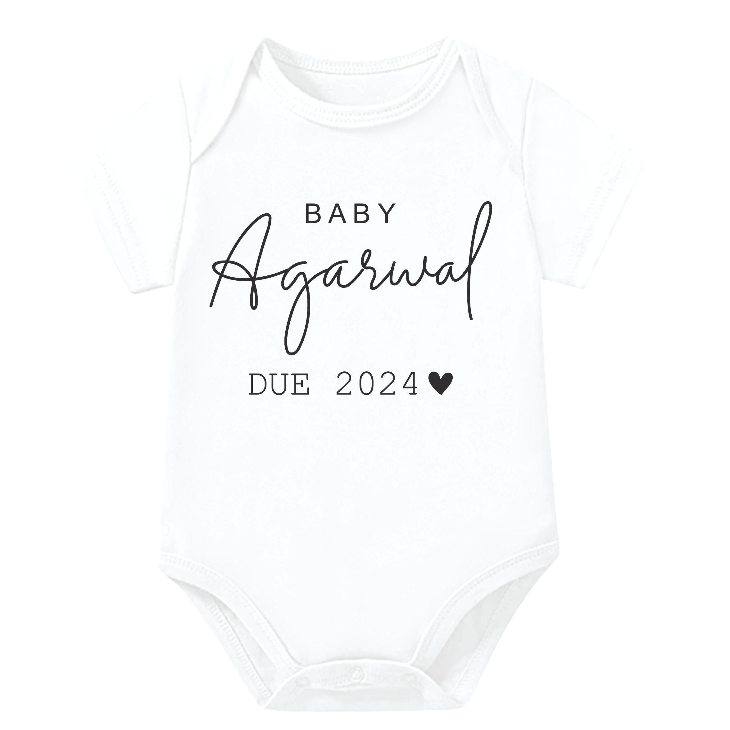 Lillypupp Pregnancy Announcement Gift for Grandparents to be | Baby Coming Soon Bodysuit | Reveal idea for Grandma, Grandpa, Dad, Husband, Aunt, Uncle or Family