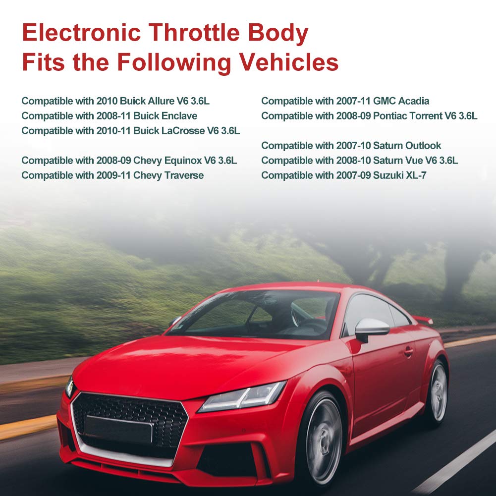 Electronic Throttle Body Assembly For Buick Allure Chevy Equinox Gmc Acadia Saturn Outlook Throttle Actuator Replace Oe 217 3104 12616995 Fuel Injection Throttle Body Buy Online At Best Price In Uae Amazon Ae