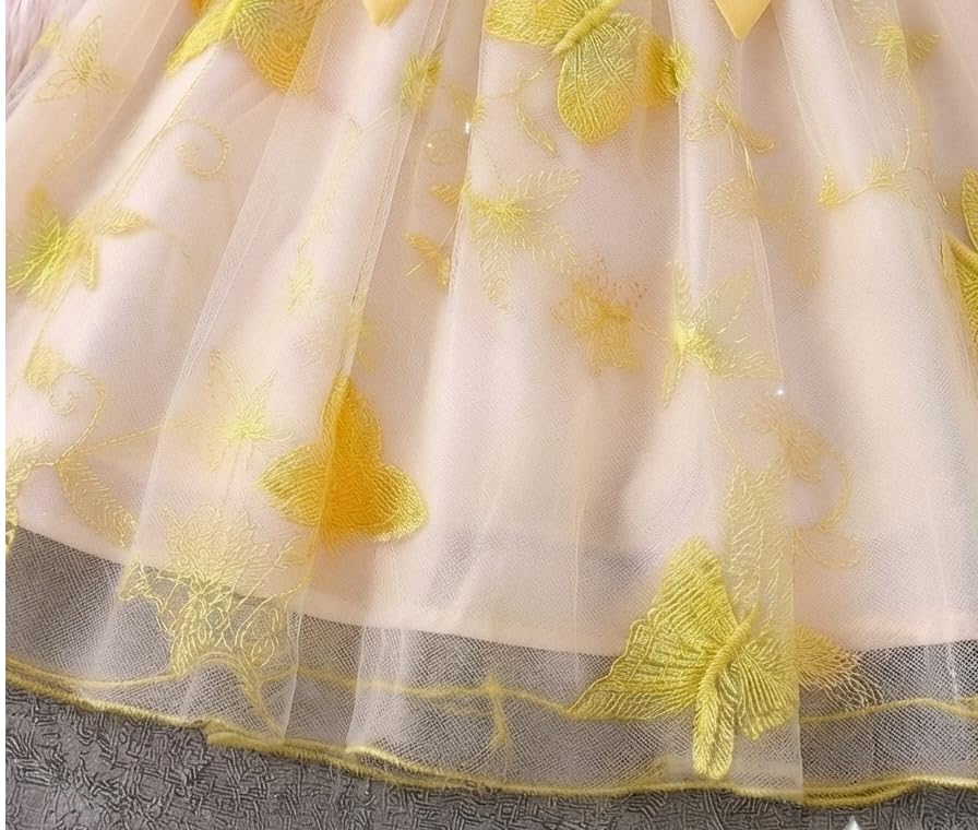 Image of TAGAS Girl's Princess Dress| Kids Birthday Dress for Girls | Wedding, Party & Special Occasion Dress|Frock for Kids|