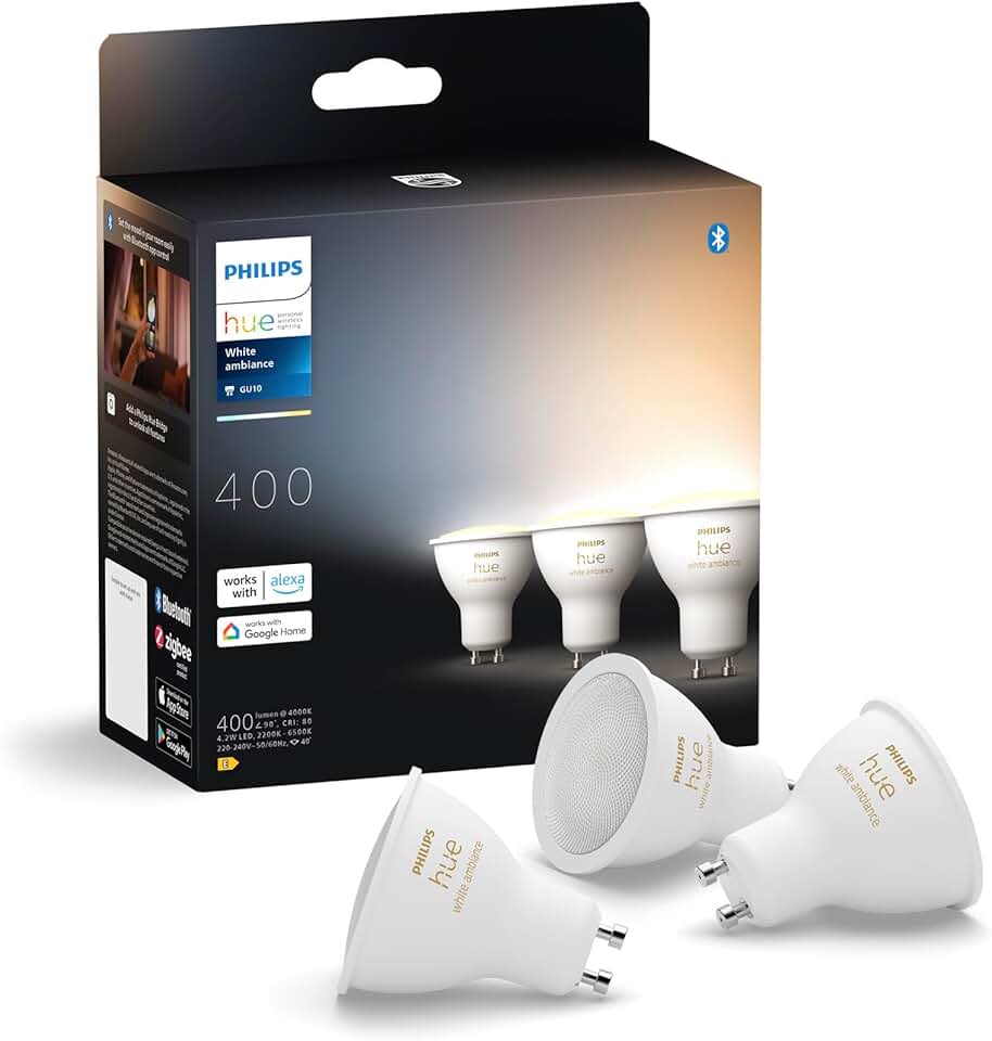 GU10 – Smart LED Spotlight – (3-Pack) White Ambiance