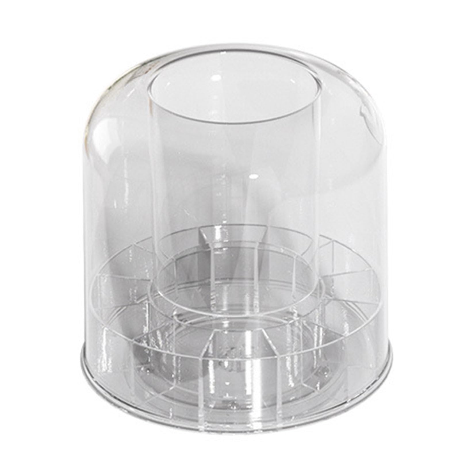 YWLUUOO Multifunctional Rotating Makeup Storage Box for Lipstick Brush Organizers Space Saving Elegant Design Elegant Vanity Brush Holder