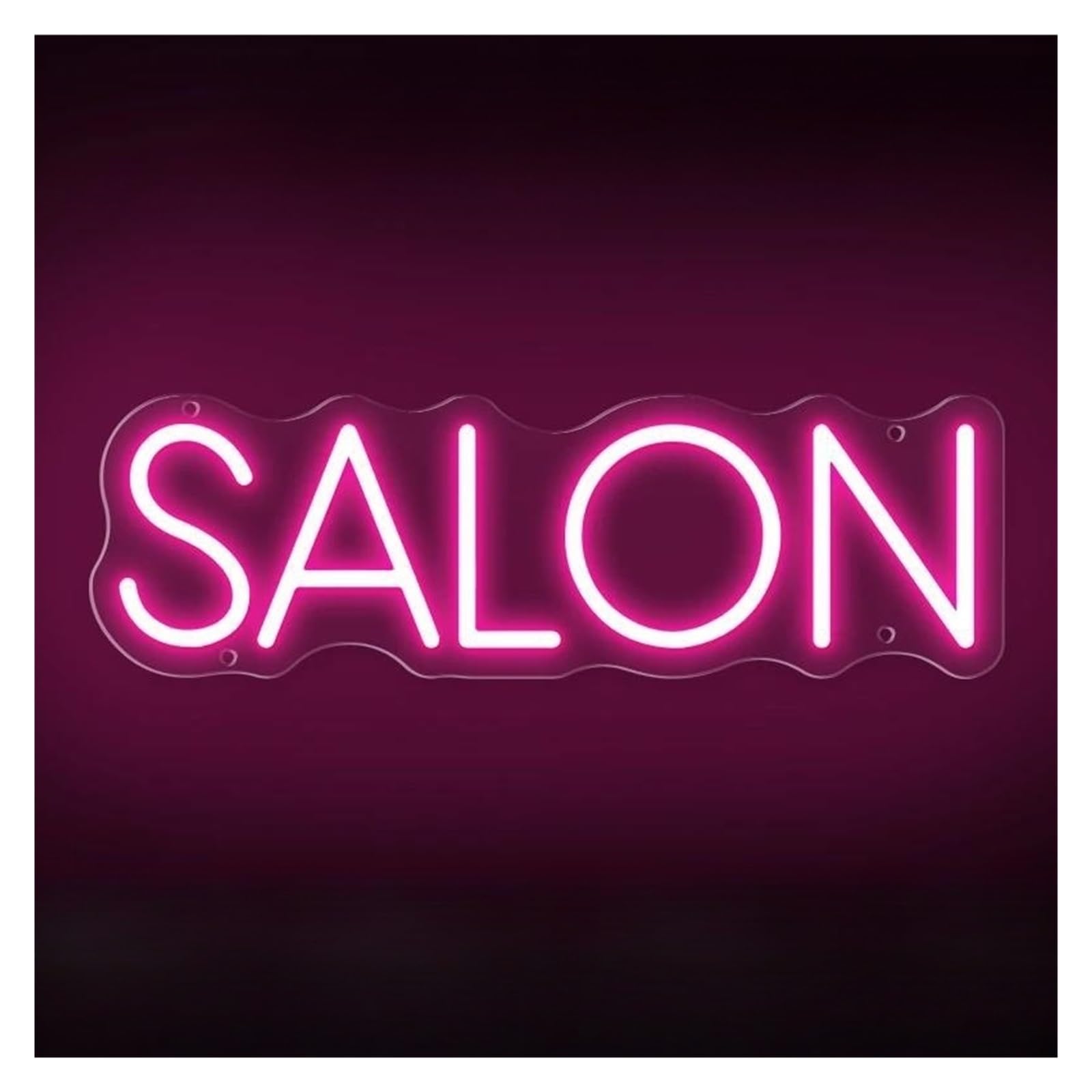 LEMST Sign Lamp Salon Neon Sign Dimmable Light for Beauty Salon Lash Room Barber Shop Tattoo Room Wall Decor USB Powered 35cmx10.9cm