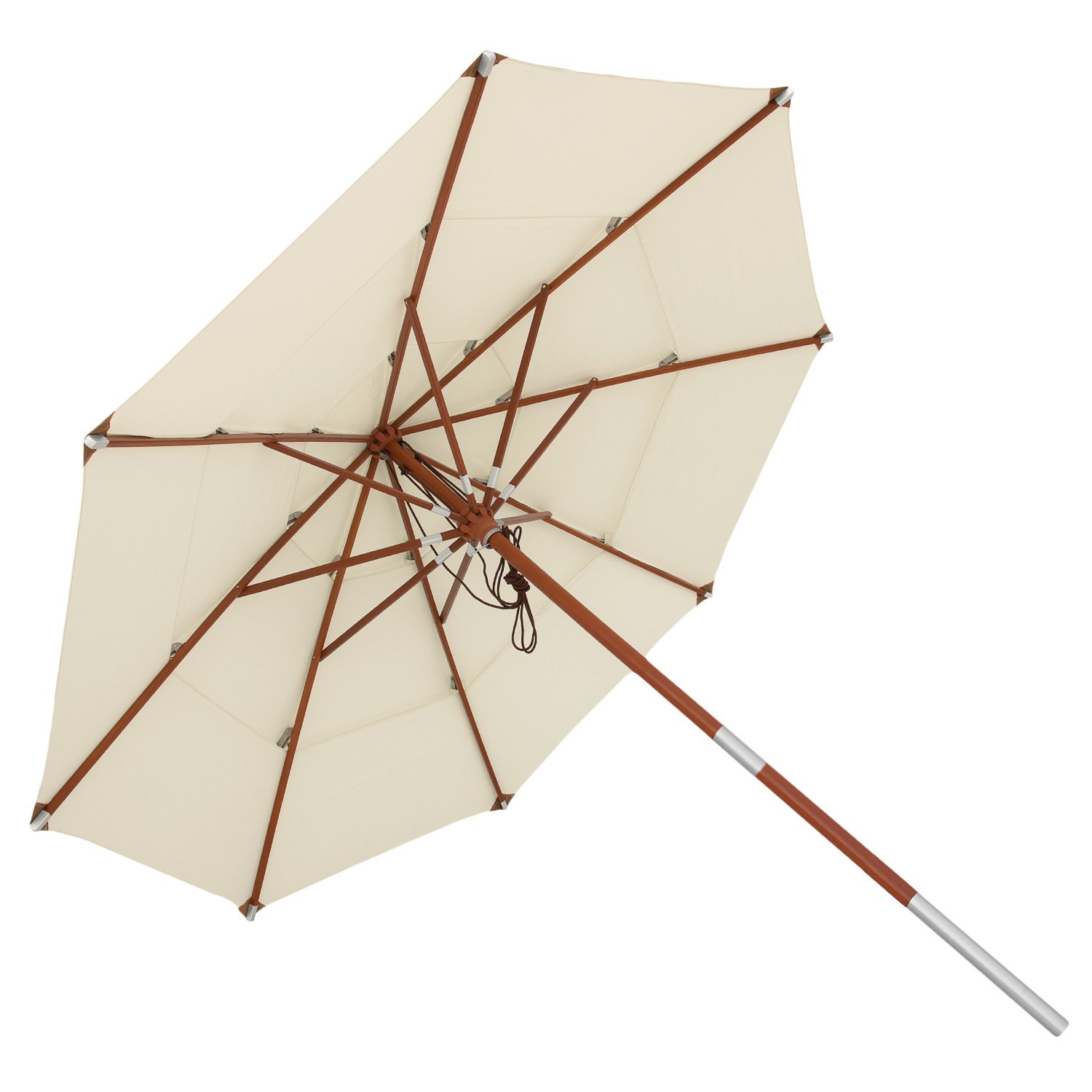 anndora Sonnenschirm 3,5 m rund Gartenschirm 3 lagig - Modelle zur Auswahl