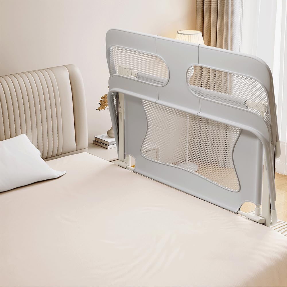 OHMG 3 en 1 Berceau Cododo pour Bébé, Berceau bébé evolutif, Hauteur Réglable, lit Pliant bébé, Lit Cododo de Bébé avec Moustiquaire, fenêtre en Maille Respirante et Visible, pour 1 à 36 Mois