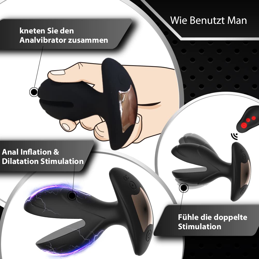 Vibrators with Extension, Prostate Massager with 8 Vibration Modes and  Electric Shock Modes, Plug P-Point G-Spot Vibrator with Remote Control, Sex  Toy for Men and Women : Amazon.de: Health & Personal Care