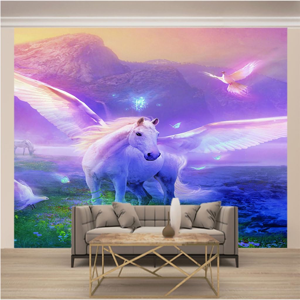 Papier peint intisse panoramique XL qualite premium pour fresque murale trompe l'oeil