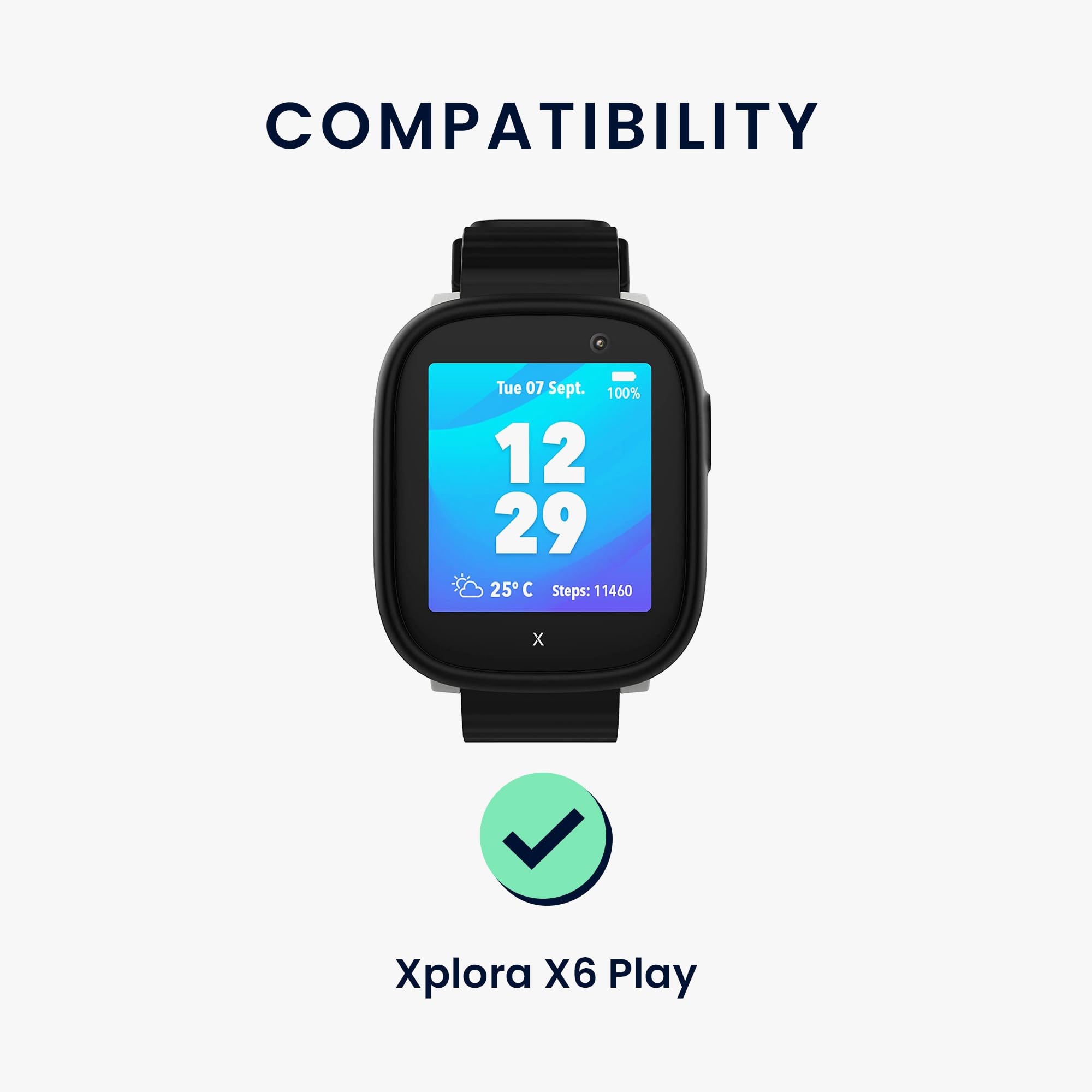 Wasserdicht Armband 2x Sportarmband Für Xplora X6 Play Smartwatch – Austausch-Armbänder Für Fitness & Alltag Tracker Zubehör