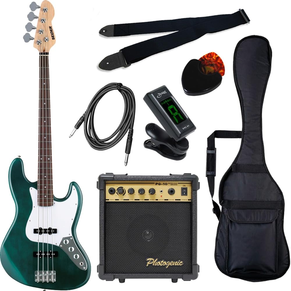 【中古美品】SELDER セルダー ベース JBタイプ JB-30/IGB 初心者入門13点セット Amazon | SELDER セルダー ベース JBタイプ JB-30/IGB 初心者入門13点