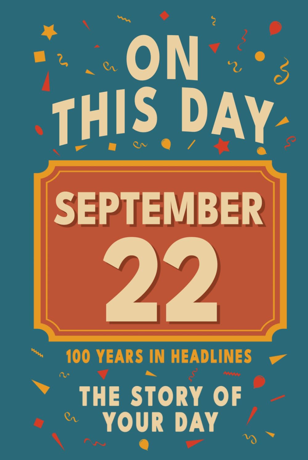 Happy Birthday! September 22: On This Day in Headlines – Nostalgic September 22 History Book with Authentic News and Memories – Perfect Birthday or Anniversary Gift