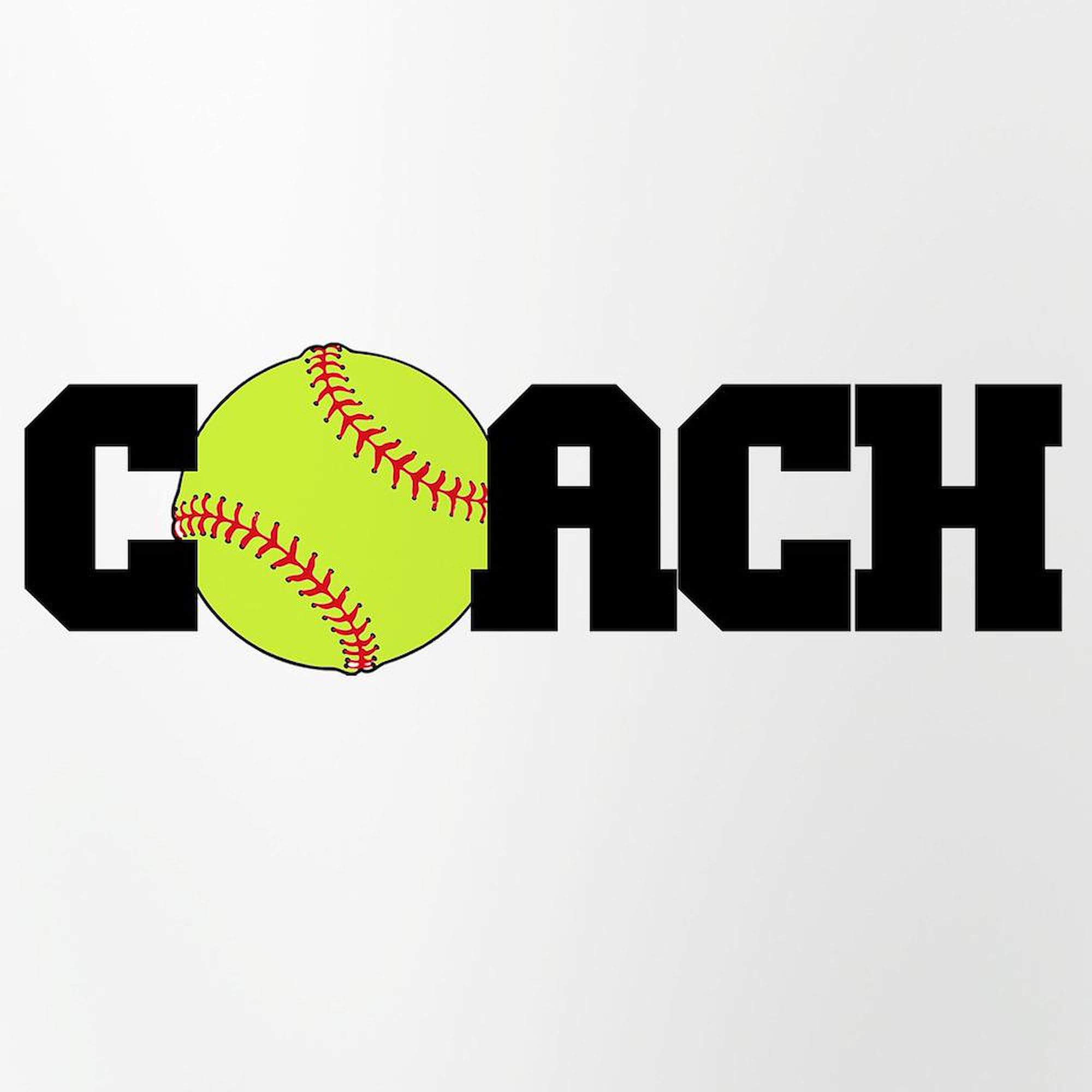 CafePress Softball Coach Pint Glass, 16 oz. Drinking Glass