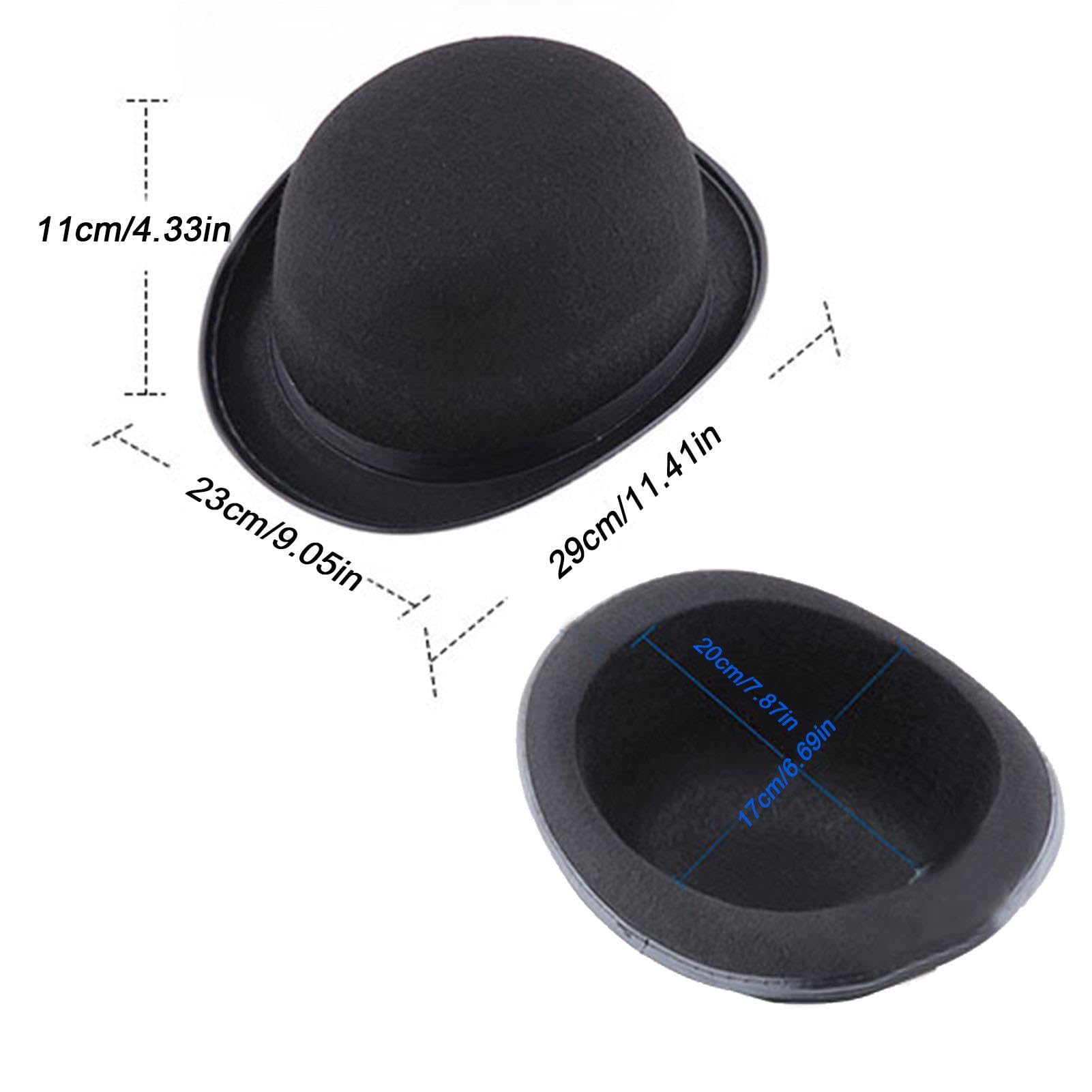 Sombrero de bombín unisex de fieltro, sorprendente, , bombín, derby, para hombre, de fieltro de lana, vintage, para cualquier ocasión, para amantes del espectáculo, , 1-2, ,
