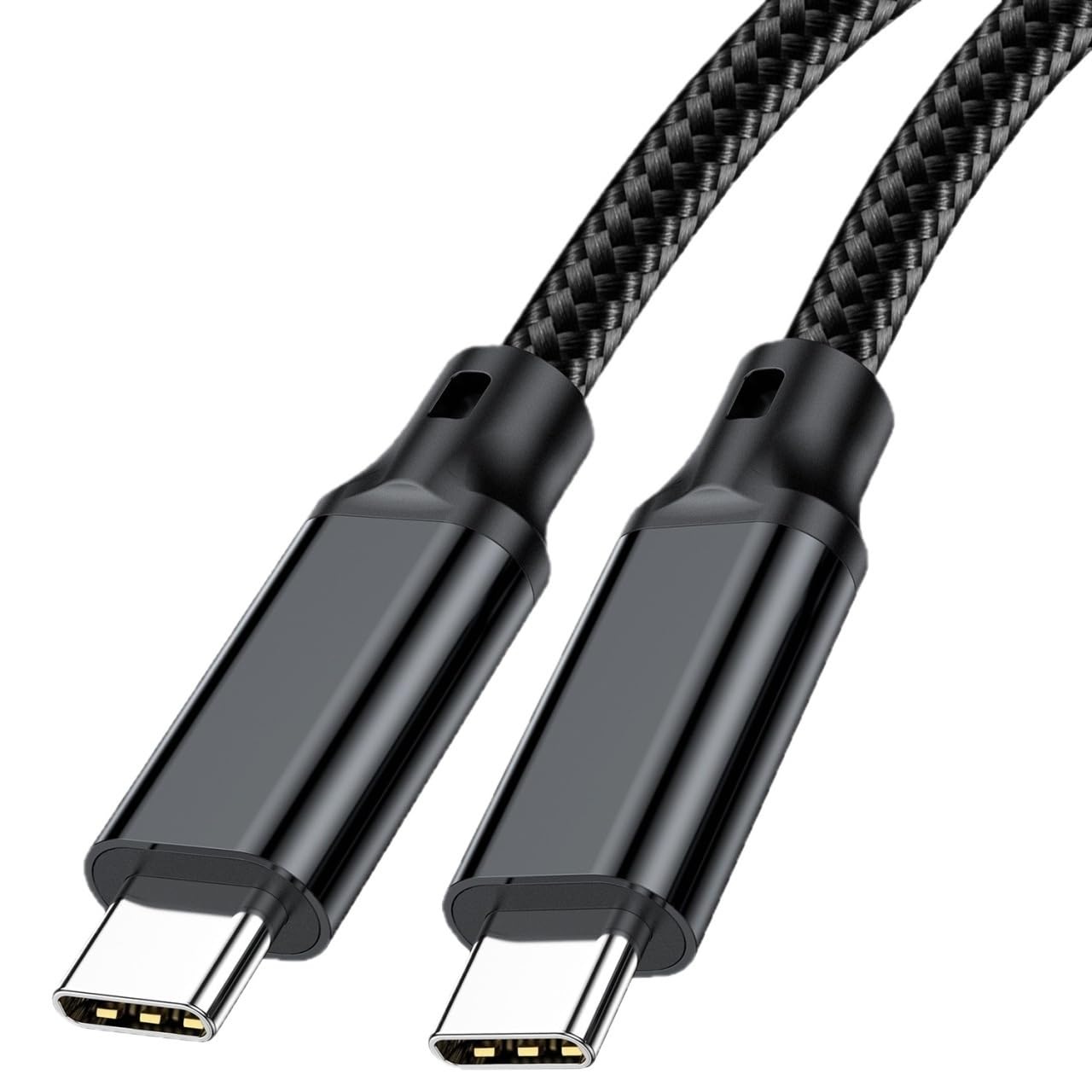 Cavo USB 3.2 Gen 2 5A 240W Tipo C 8K @ 60Hz Video HD 20Gbps USB-C Cavo di sincronizzazione dati (30 cm, nero)
