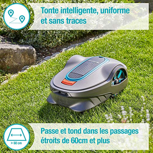 Robot tondeuse GARDENA SILENO life 1000 Jusqu'à 1000 m² Application bluetooth 58 db Largeur de coupe : 22cm - vue 6