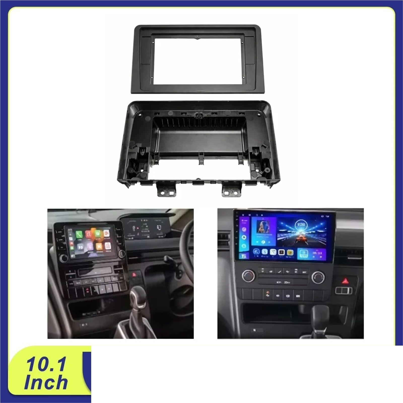 Fascia Marco Radio Coche Marco Y Panel CANBUS Facia del Equipo De Tablero Android “10.1” para Hyundai Staria H1 2021+ RHD