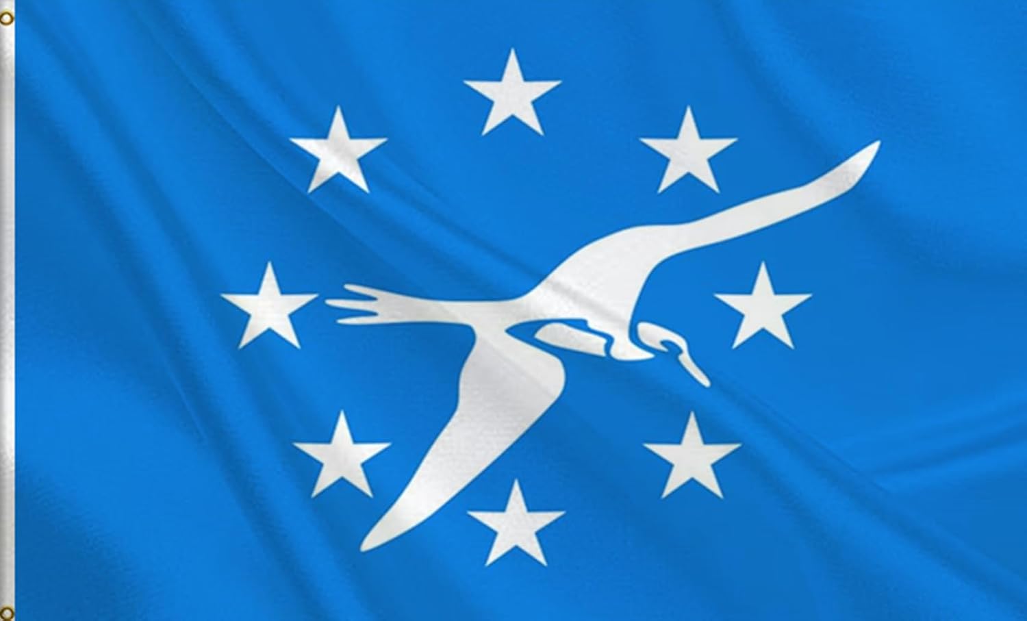 Corpus Christi City Flag 3x5FT,Heavy Duty 100D Polyester Flag,Vivid Colors,City of Corpus Christi Flags Banners with 2 Brass Grommets for Indoor Outdoor.