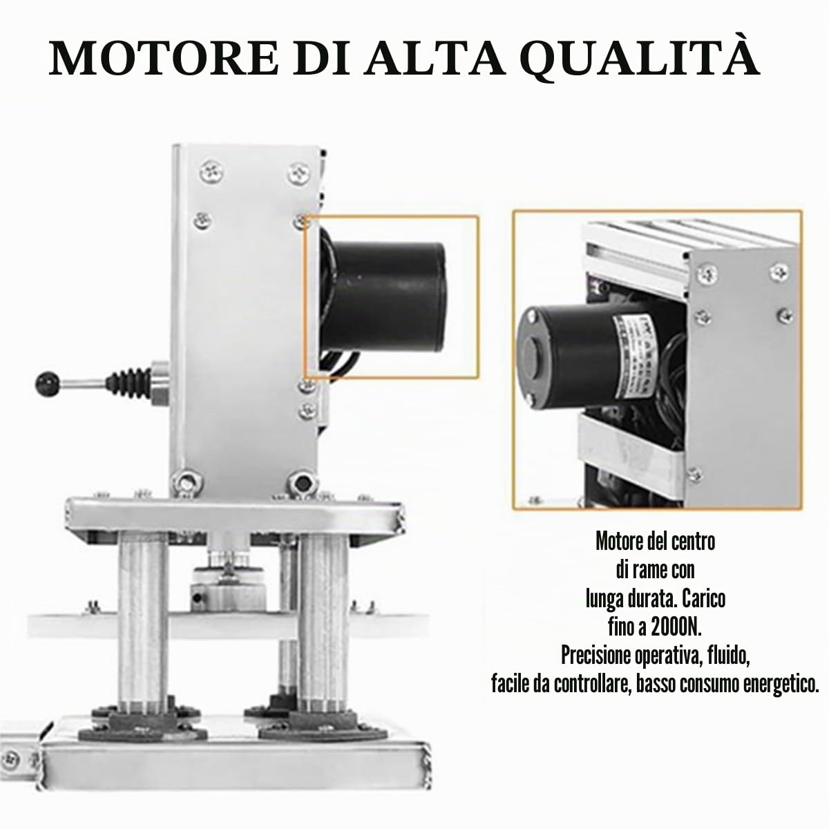 Pressa elettrica per pasta per pizza, pressa manuale per pasticceria per uso domestico/commerciale, sfogliatrice in acciaio inox con piastra in PE per preparare pizza e pane,30cm