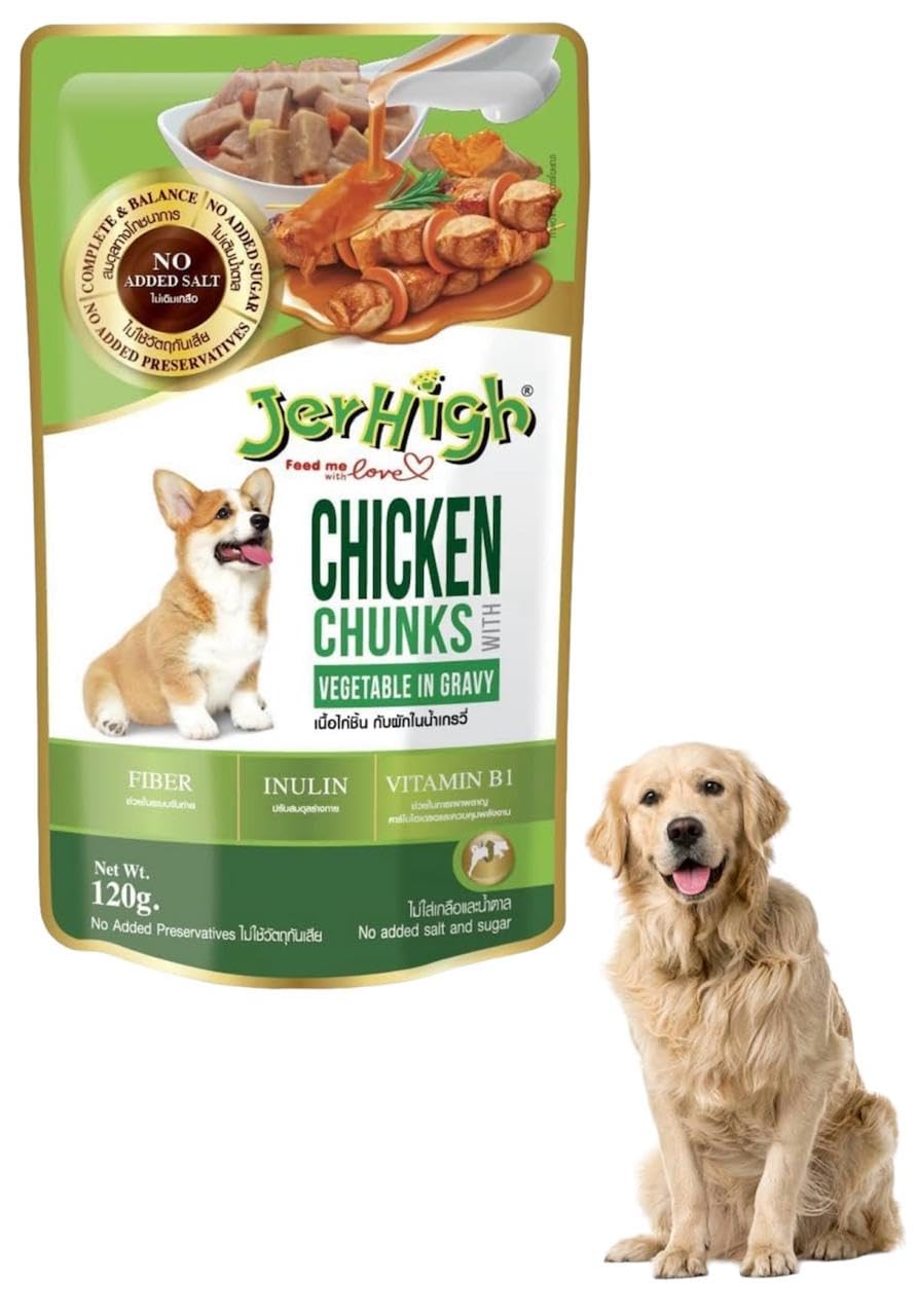 See full amazon price history chart for Jerhigh Wet Gravy | Vitamin D | Calcium | Food for Dogs 120 Grams in a Packet | (Pack of 30) (Jerhigh Chicken in Vegetables) Jerhigh Wet Gravy | Vitamin D | Calcium | Food for Dogs 120 Grams in a Packet | (Pack of 30) (Jerhigh Chicken in Vegetables) (B0CZS656SV) Amazon Price History, Amazon Price Tracker