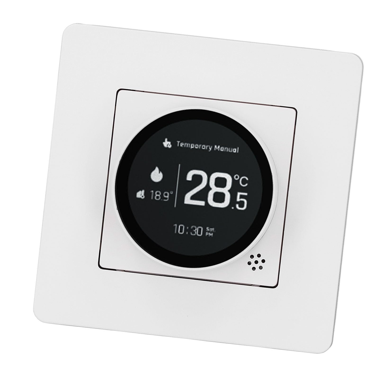 EMUKOEP Termostato Inteligente WiFi Símbolo Control de Aplicación Ahorro de Energía para Office Mall Stadium 95-245VAC Blanco