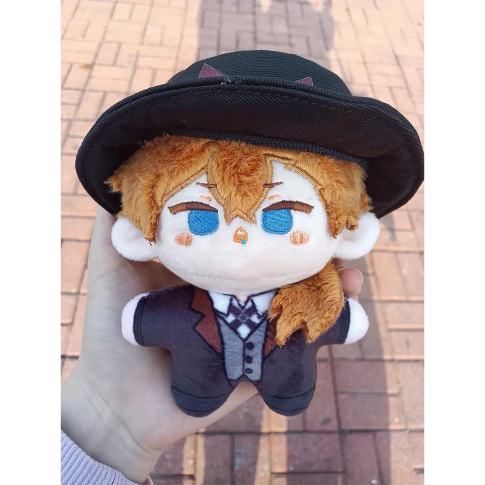 Zhongkaihua Dazai und Chuuya Plüsch-Figuren, Akutagawa BSD-Figuren, 3 Stück, Anime, niedlich, weich, gefüllt, 10 cm, für Anlässe, Dekorationen, Geschenke