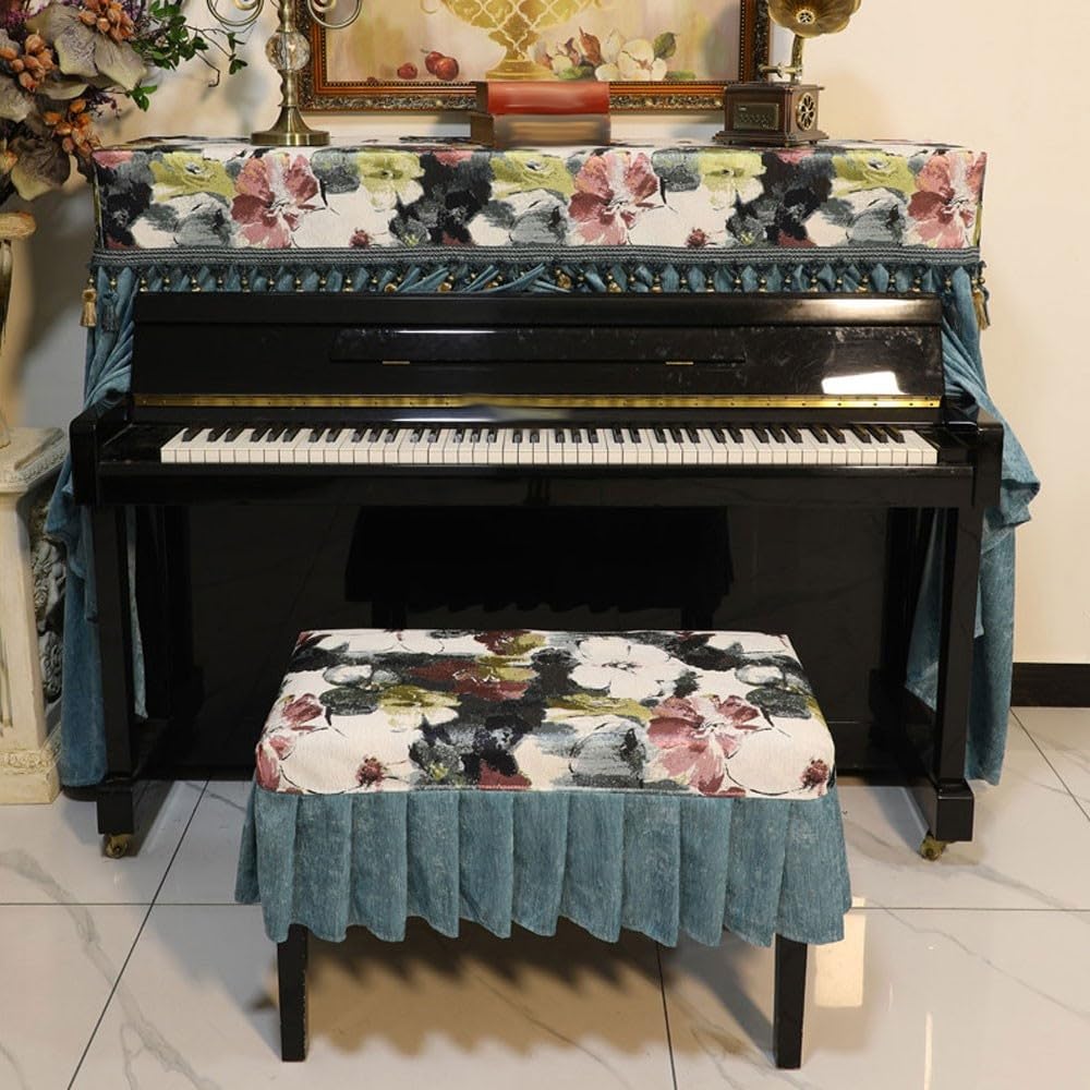 Osłona przeciwpyłowa na pianino, w stylu amerykańskim(Single Bench Cover)