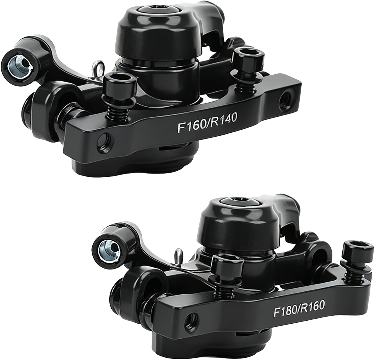 1 Pair Bike Mechanical Disc Brake,Aluminum Alloy Front & Rear Disc Brake