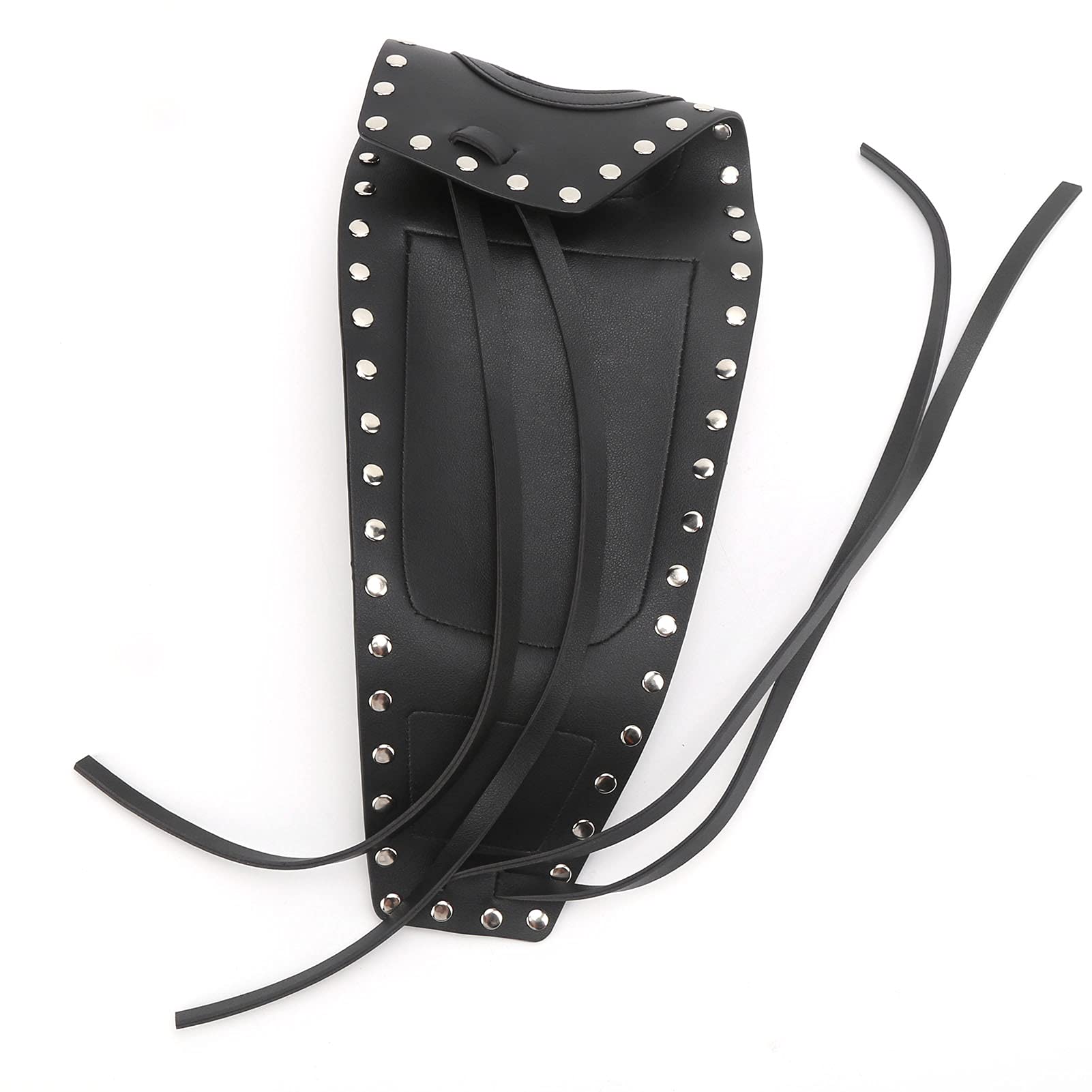 Borsa da Serbatoio Per Moto, Protezione Per Serbatoio del Gas, Copertura della Borsa del Serbatoio del Carburante, in Pelle Artificiale Nera, Adatta Per XLX1000 XL1200X XLH883